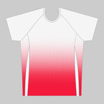 mens athletic raglan short sleeve shirt  gradient